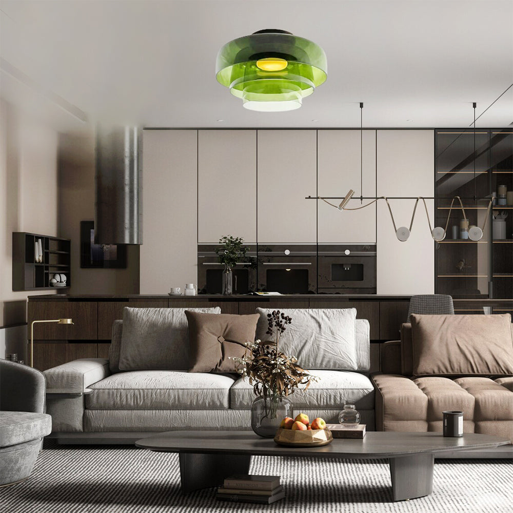 Morandi Moderne Creatieve Glas Plafondlamp Woonkamer
