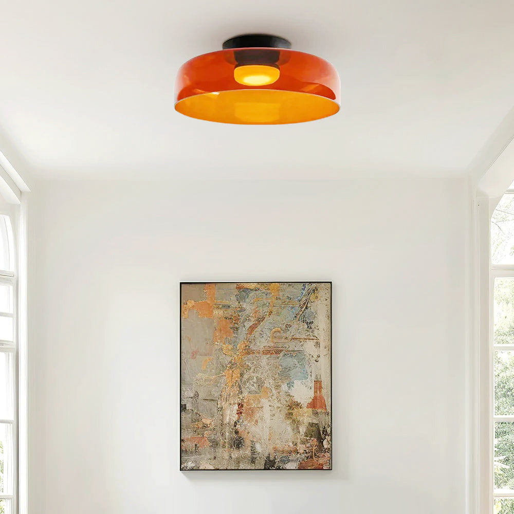 Morandi Moderne Creatieve Glas Plafondlamp Woonkamer