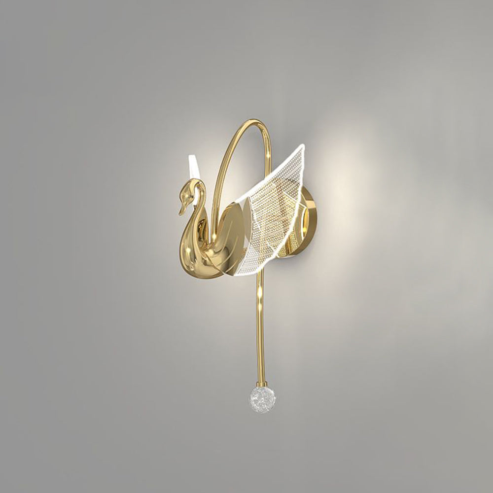 Kady Art Design LED Wandlamp Goud Metaal Eetkamer Slaapkamer