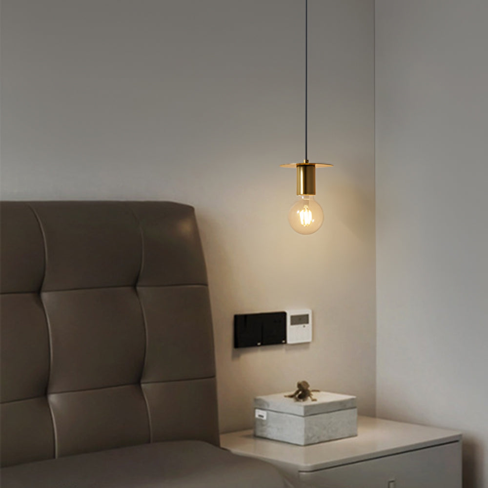 Hailie Modern Kleine Retro LED Hanglampen Wit Zwar Metaal Slaapkamer