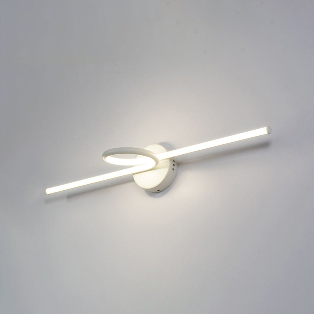 Leigh Badkamer Wandlamp Zwart Wit Metaal Silicagel Woonkamer Slaapkamer