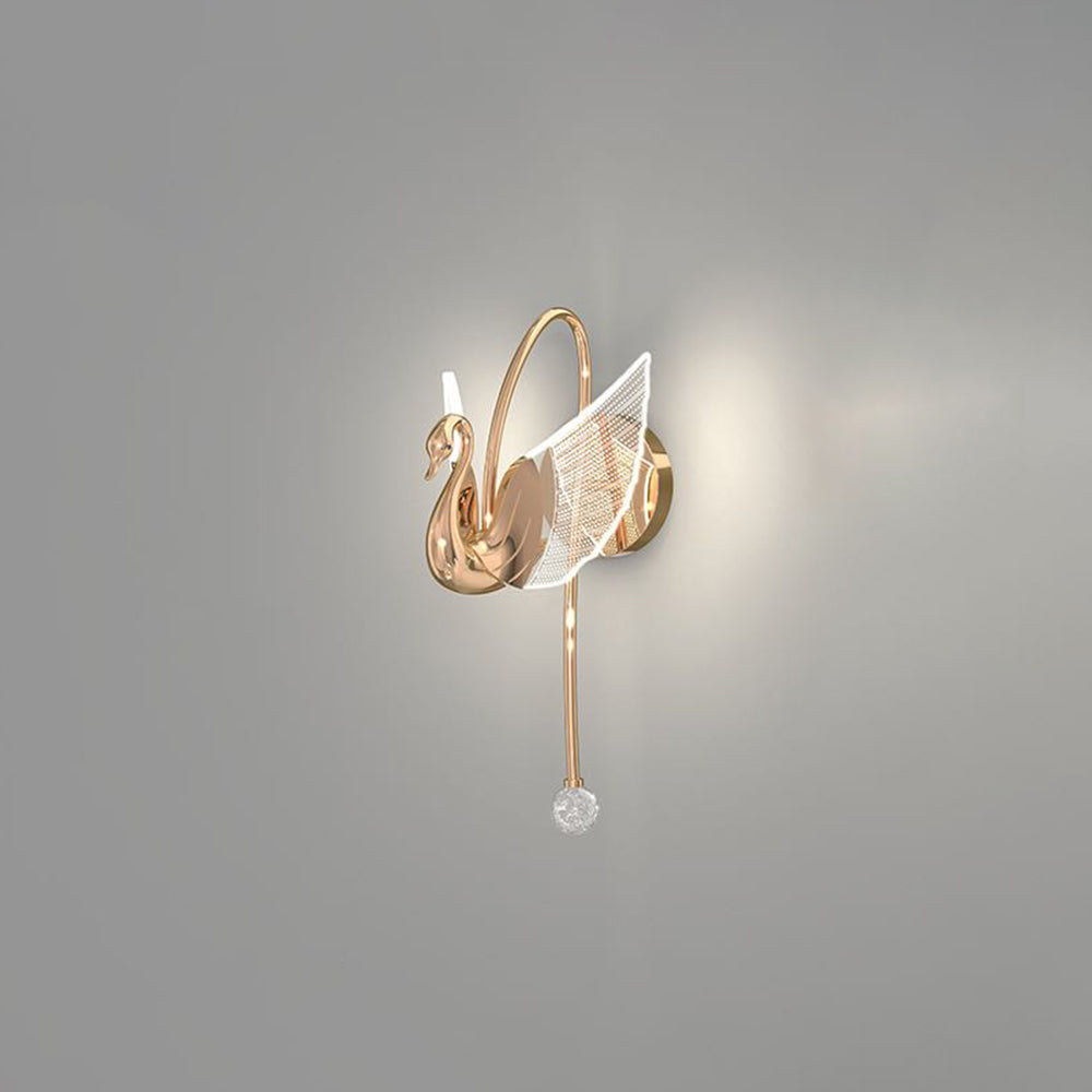 Kady Art Design LED Wandlamp Goud Metaal Eetkamer Slaapkamer