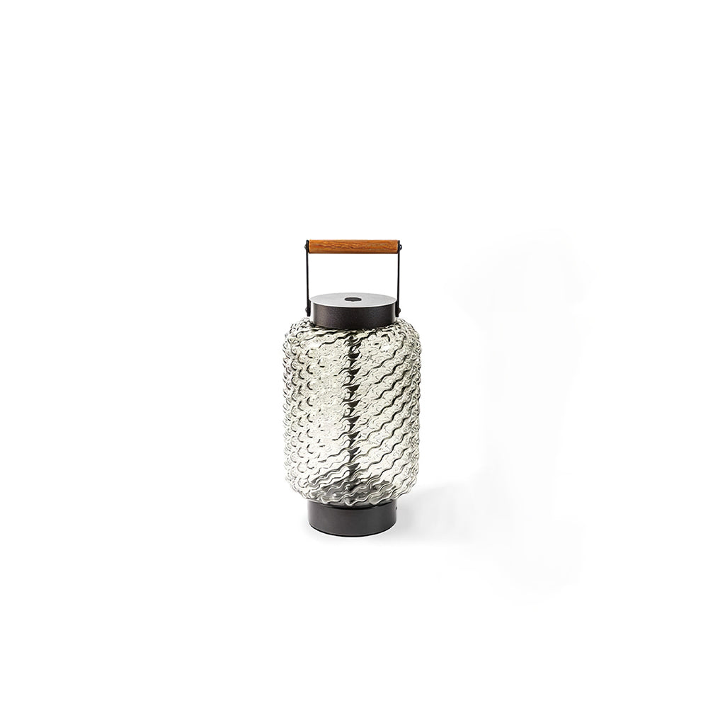 Hailie Vintage LED Buiten Vloerlamp Metaal/Glas Studiezaal/Tuin