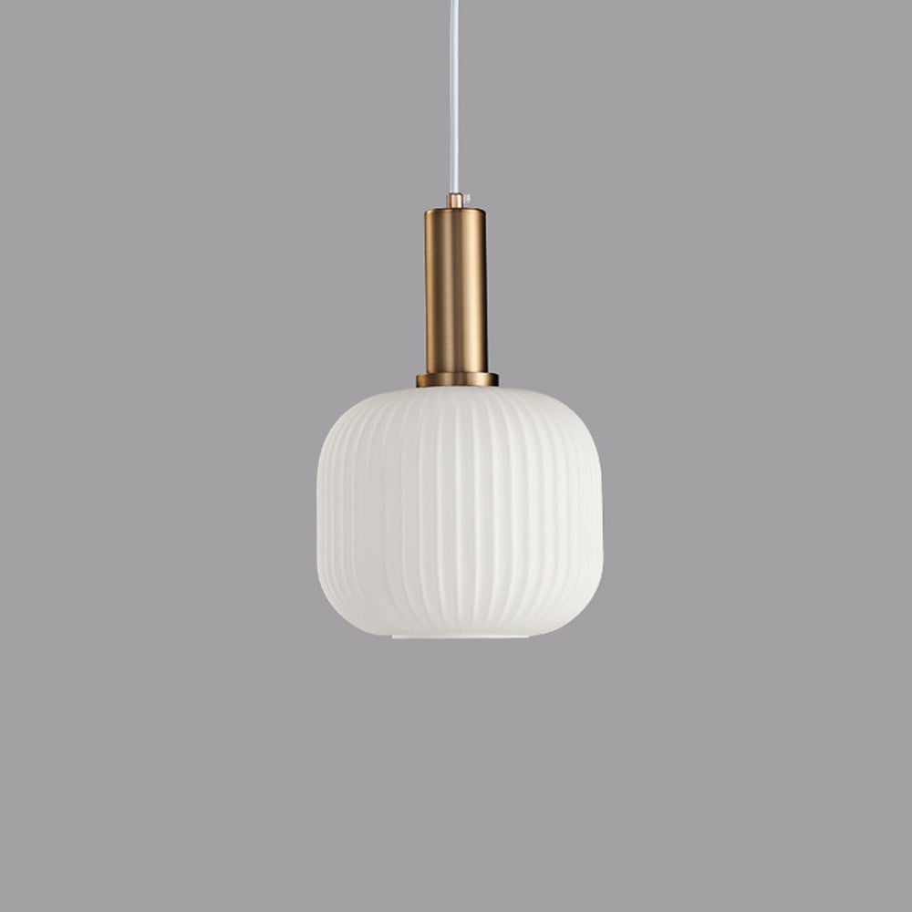 Hailie Ronde LED Hanglampen Wit Metaal Glas Woonkamer Slaapkamer