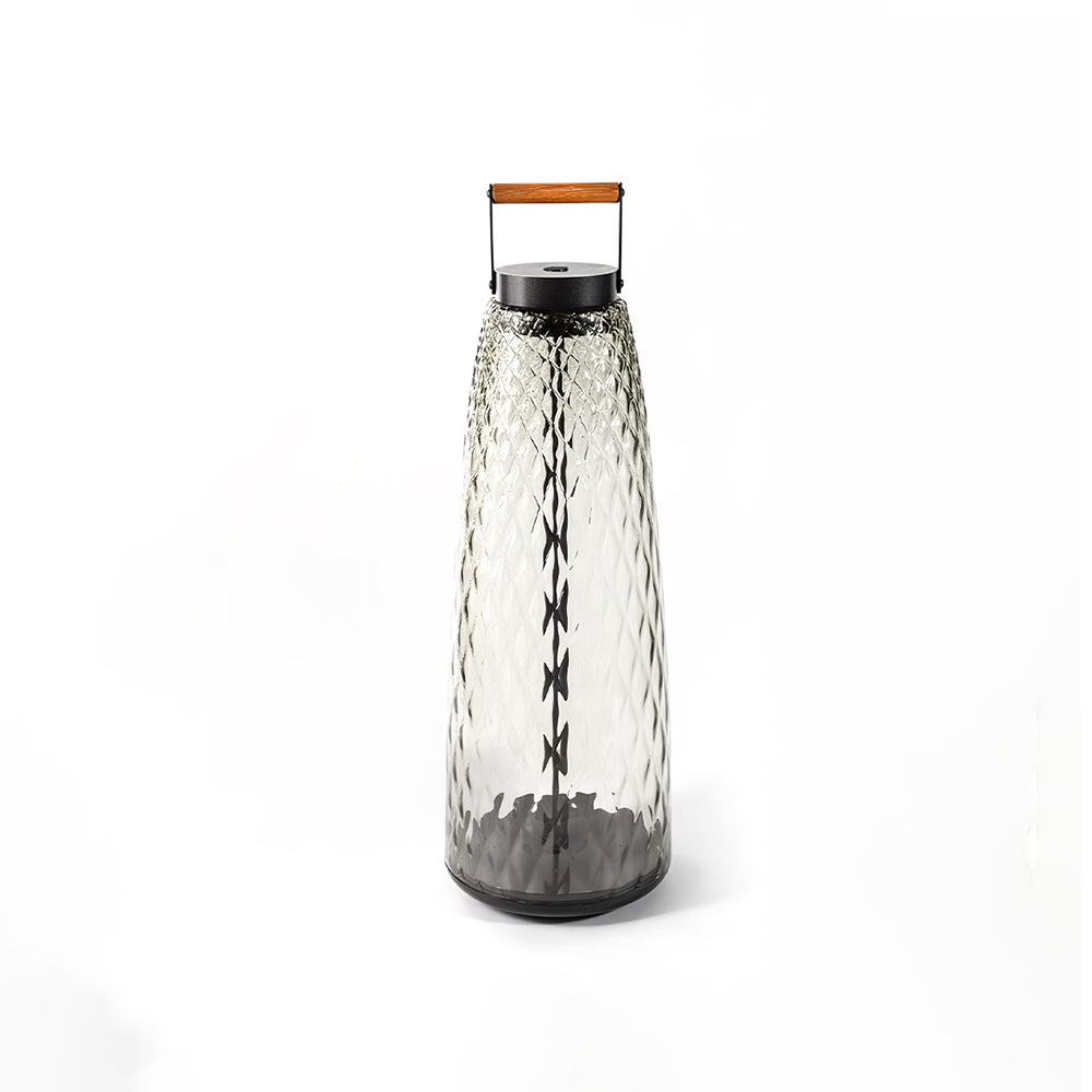 Hailie Vintage LED Buiten Vloerlamp Metaal/Glas Studiezaal/Tuin