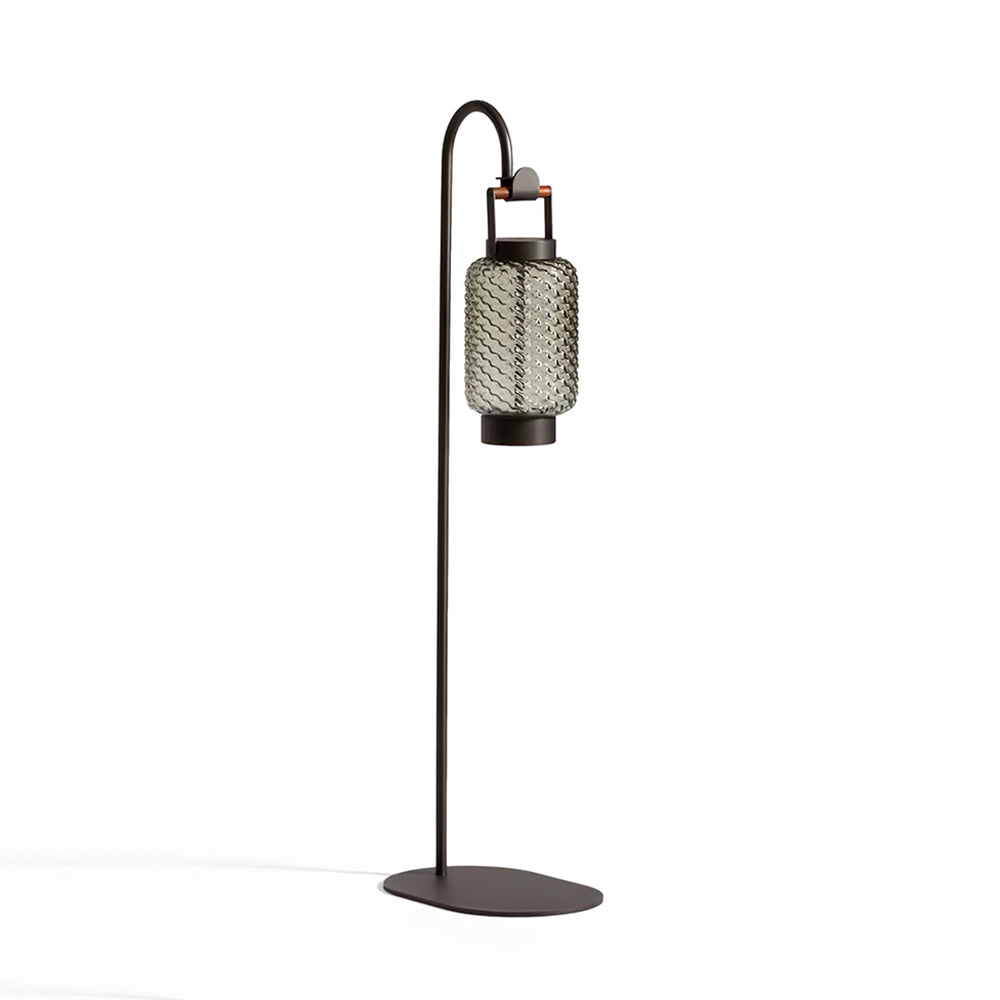 Hailie Vintage LED Buiten Vloerlamp Metaal/Glas Studiezaal/Tuin