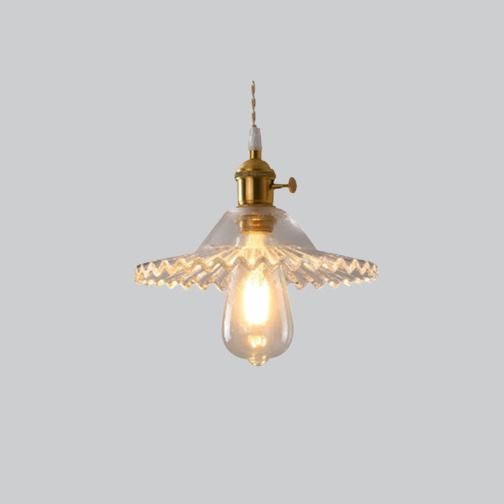 Hailie Vintage Art LED Hanglamp Metaal Glas Slaapkamer Woonkamer