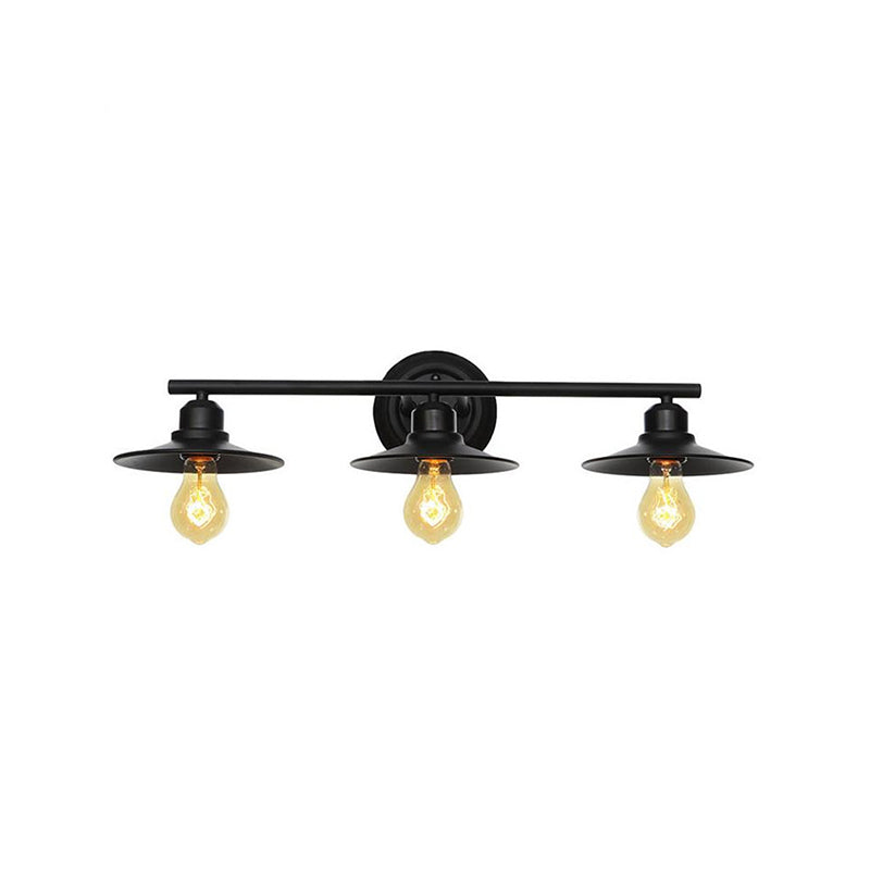 Gabriel Industriele LED Wandlamp Zwart Woon/Slaapkamer Binnen Metaal