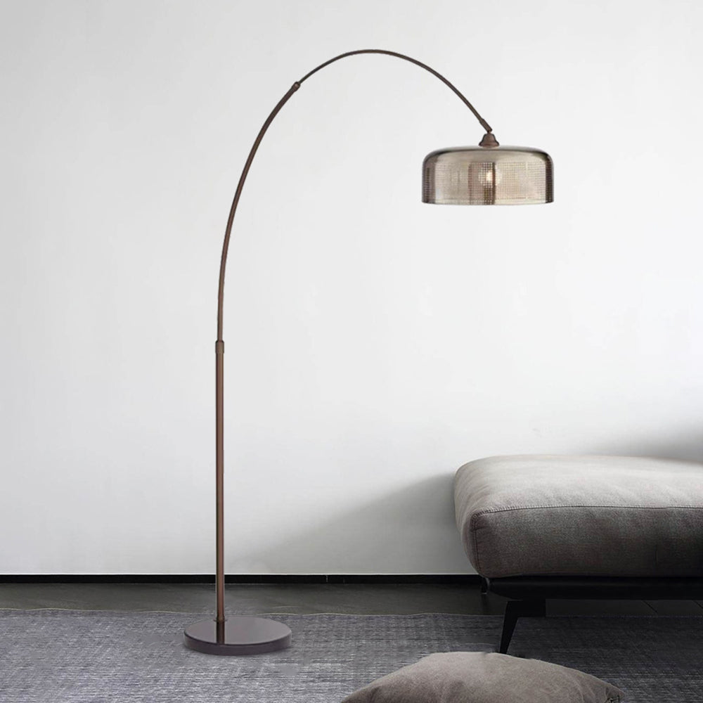 Hailie Retro Design LED Vloerlamp Bruin Metaal Eetkamer Slaapkamer