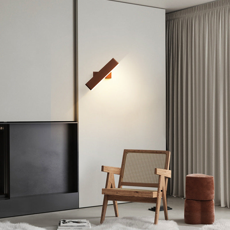 Brio Moderne Design LED Wandlampen Gouden Metaal Hout Woonkamer