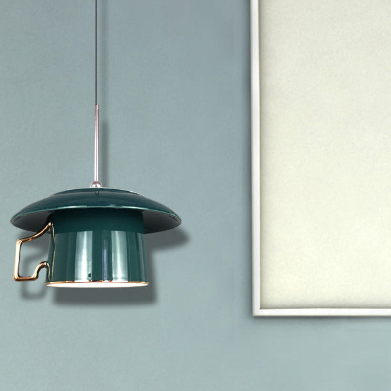 Hailie Vierkant Handgreep Kup Keramisch LED Hanglampen Woonkamer