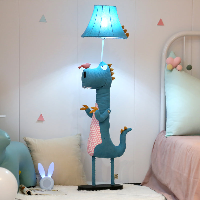 Minori Moderne Design LED Dinosaurus Vloerlamp Metaal/Stof Slaapkamer/Woonkamer