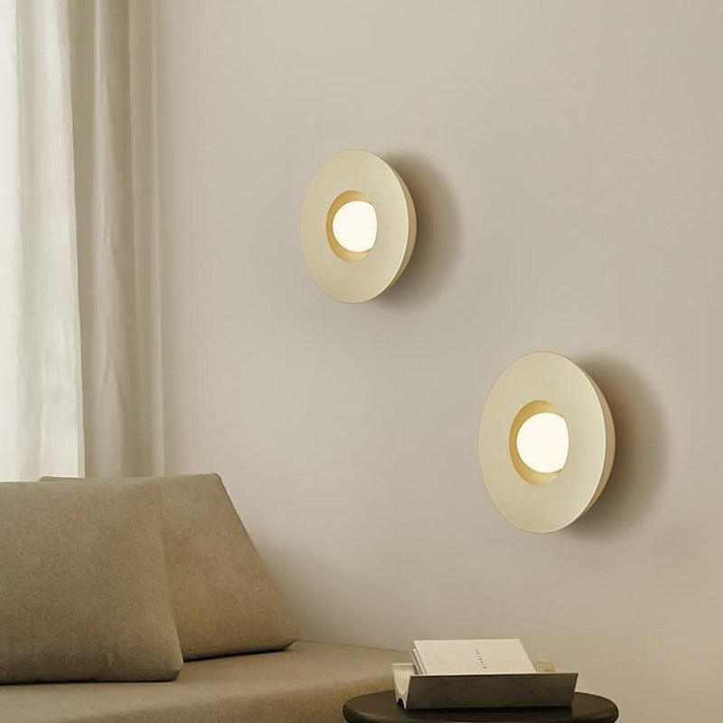 Carina Modern LED Binnen Wandlampen Melkkoffie Glas Woonkamer