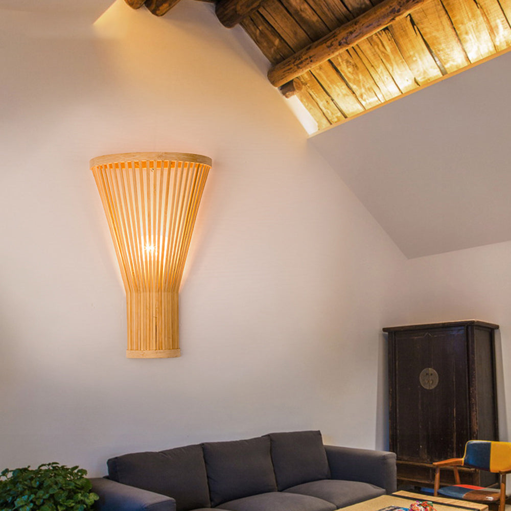 Muto Moderne Design Led Wandlamp Nachtkastje Rotan/Acryl Woonkamer/Eetkamer/Slaapkamer