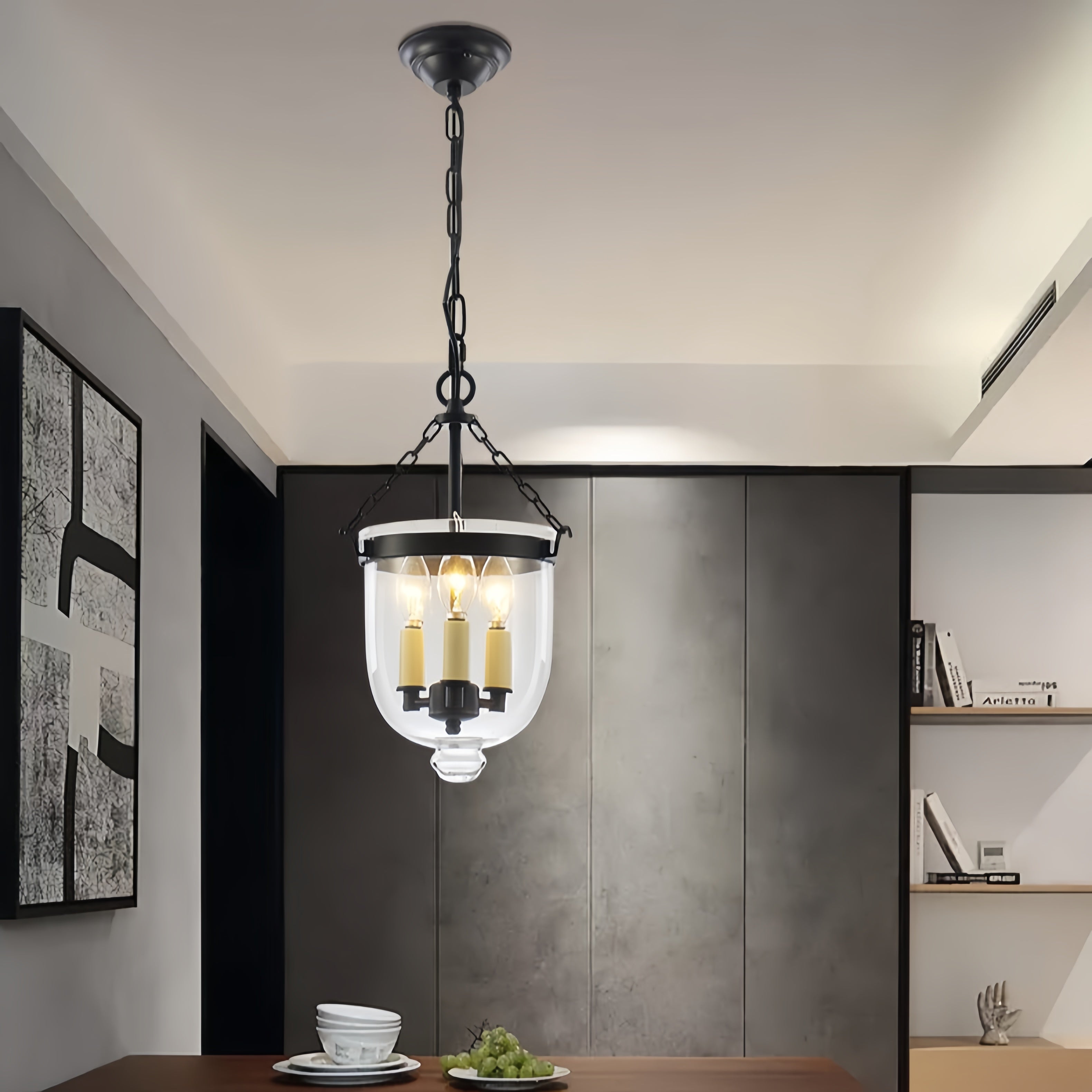 August Industrie Kaars LED Hanglampen Woonkamer