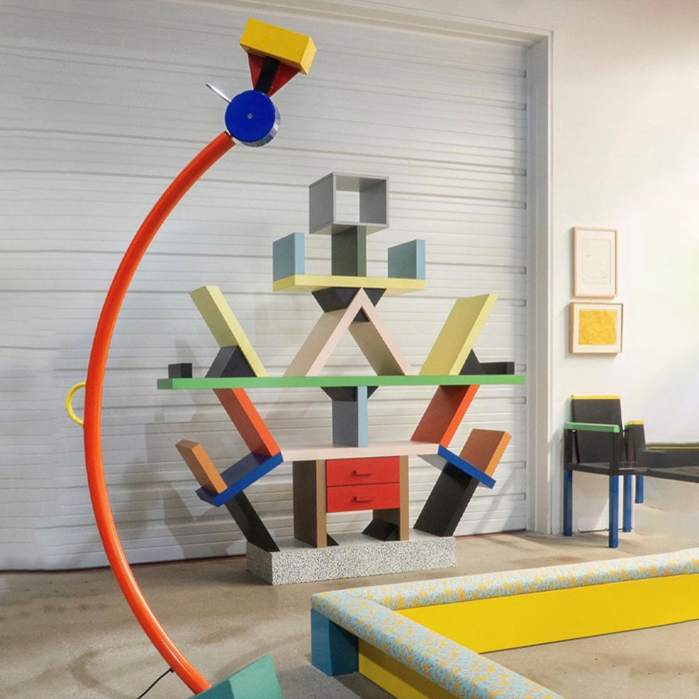 Morandi Moderne Design LED Kleurrijke Legostijl Vloerlamp Metaal Woonkamer