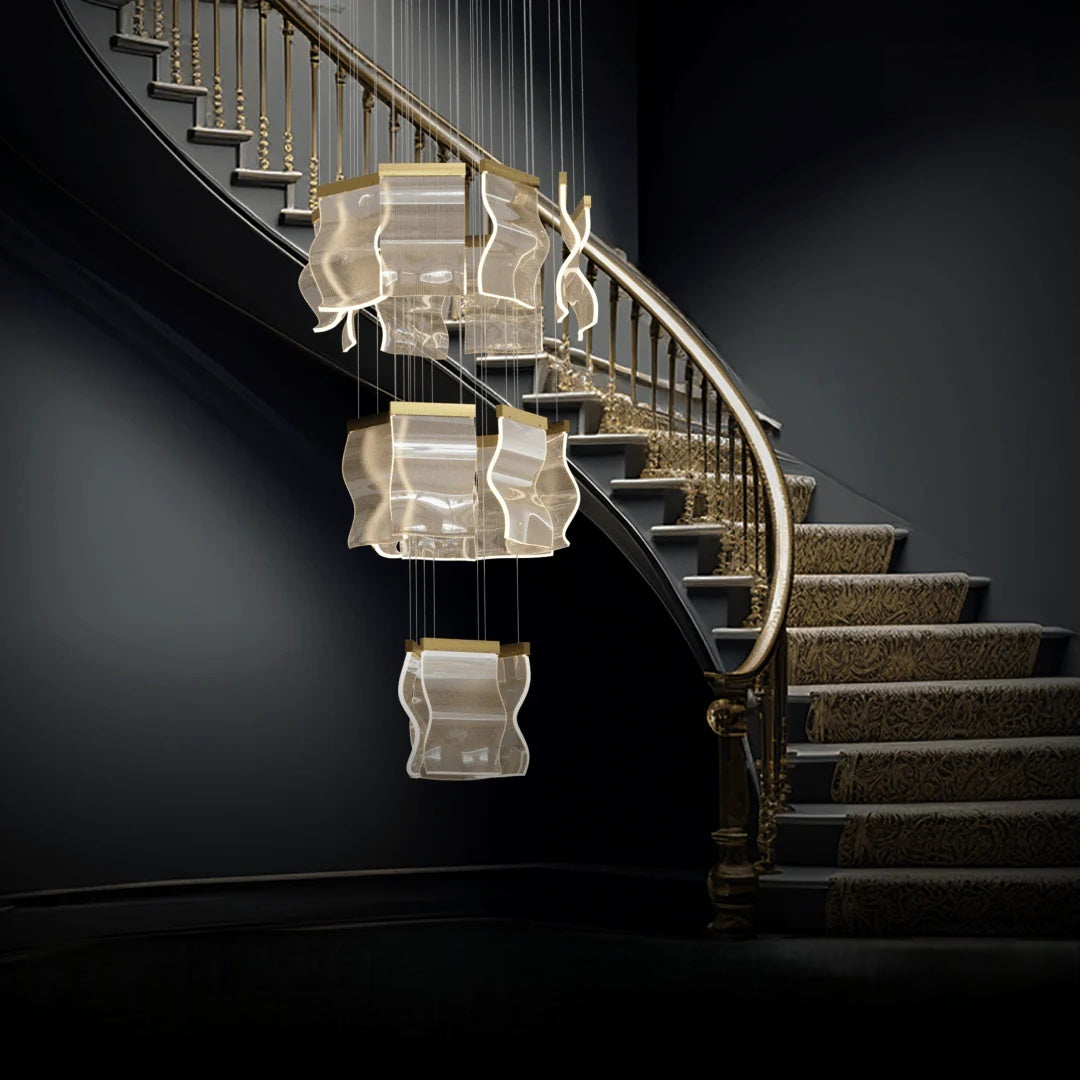 Marilyn Industrial LED Kroonluchters Wit Glas Metaal Woonkamer