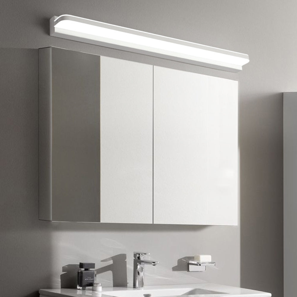 Leigh Moderne Design LED Wandlamp Rechthoekig Acryl Spiegel Zwart/Wit/Chroom/Goud Badkamer