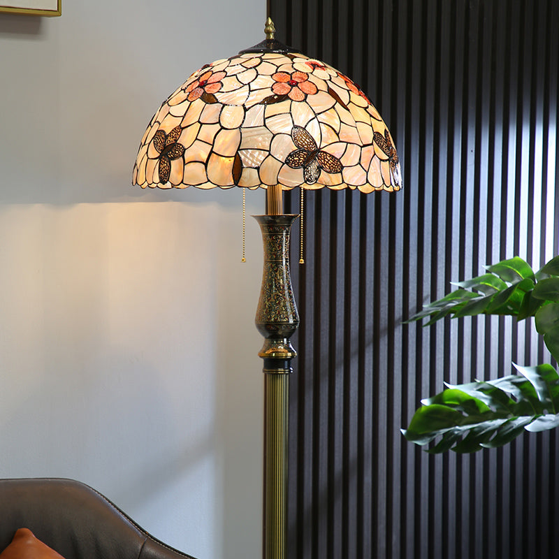 Valerio Vintage Vlinder Metalen LED Vloerlamp, Woonkamer/Slaapkamer