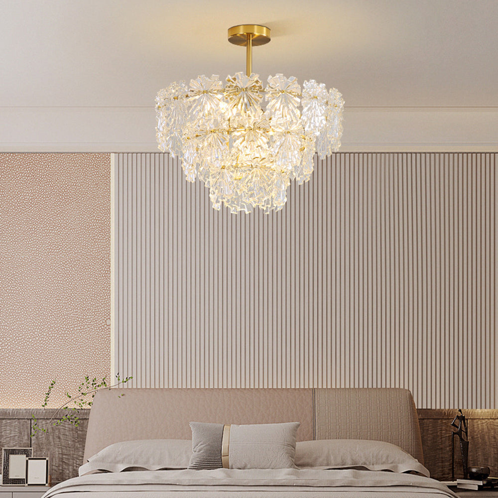 Marilyn Moderne Design LED Elegante Hanglamp Gouden Metaal/Glas Woon/Slaap/Eetkamer