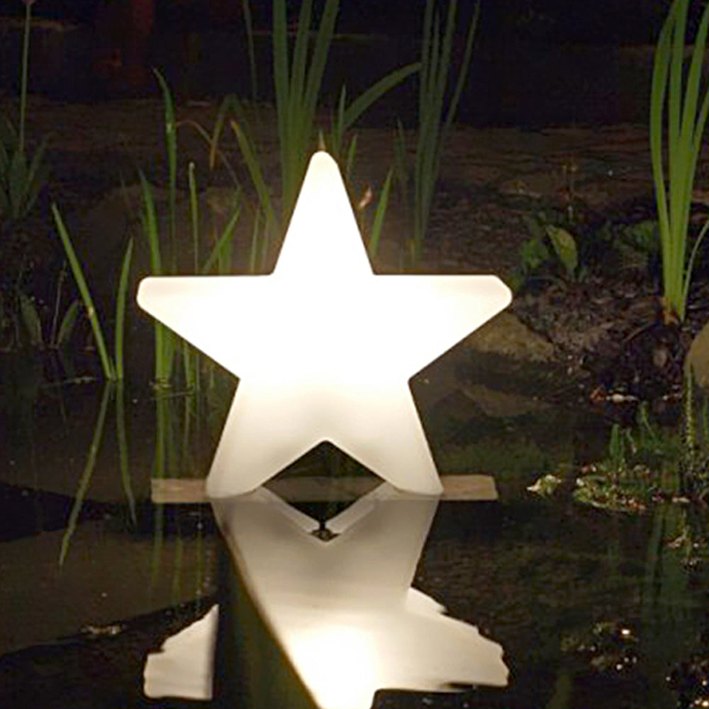 Minori Design LED Decoratieve Buiten Vloerlamp Wit Acryl Tuin