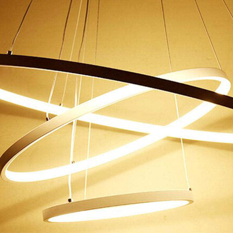 Alonza Design LED Hanglamp  Gouden Wit Zwart Metaal Glas Eetkamer