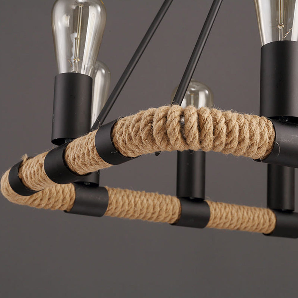 Quentin Industrie Design LED Kroonluchter Metaal Eetkamer Slaapkamer