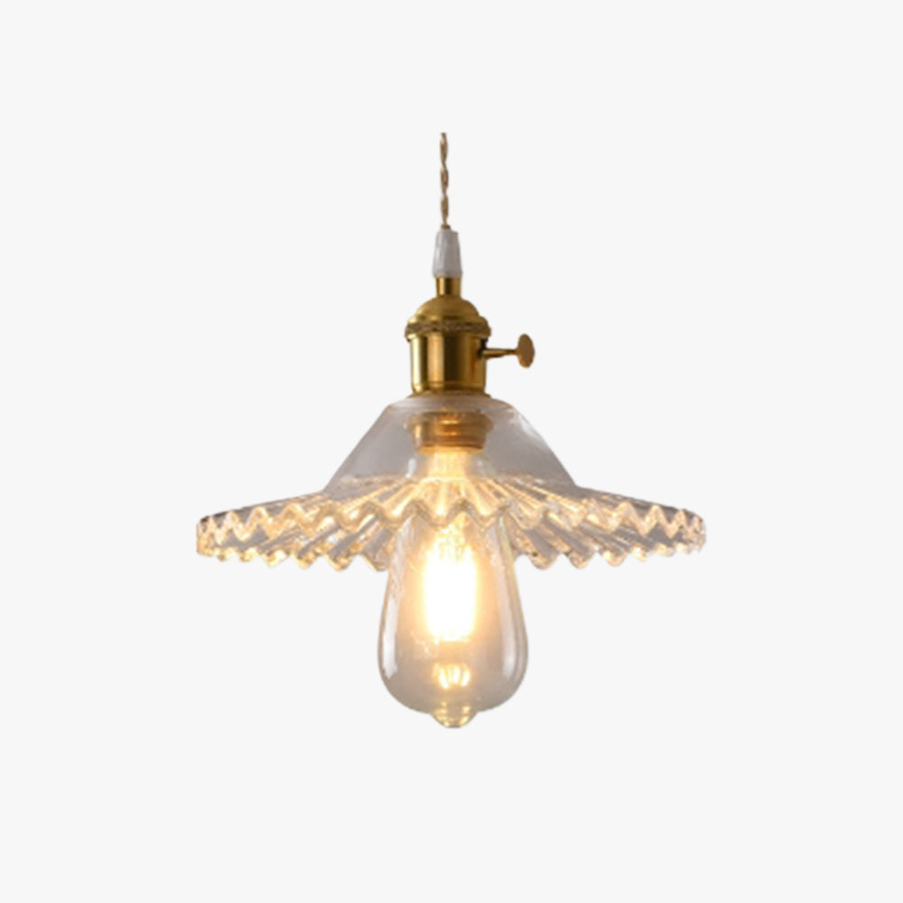 Hailie Vintage Art LED Hanglamp Metaal Glas Slaapkamer Woonkamer
