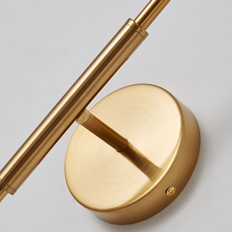 Alonza Moderne Ring Wastafel Wandlamp, Zwart/Goud, Eetk/Badkamer