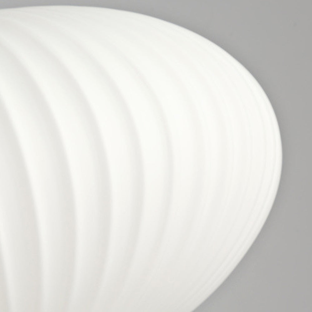 Hailie Ronde LED Hanglampen Wit Metaal Glas Woonkamer Slaapkamer