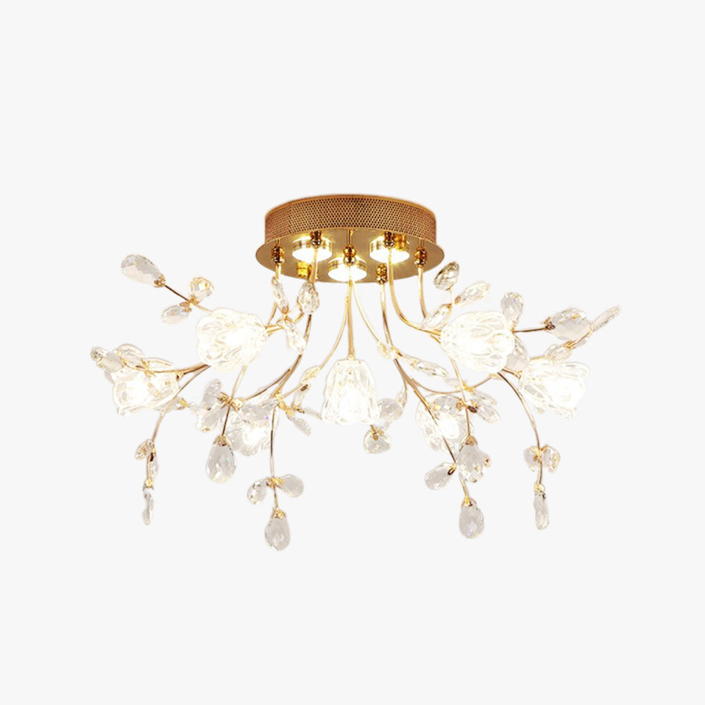 Lili Design LED Plafondlamp Metaal Glas Woonkamer Eetkamer