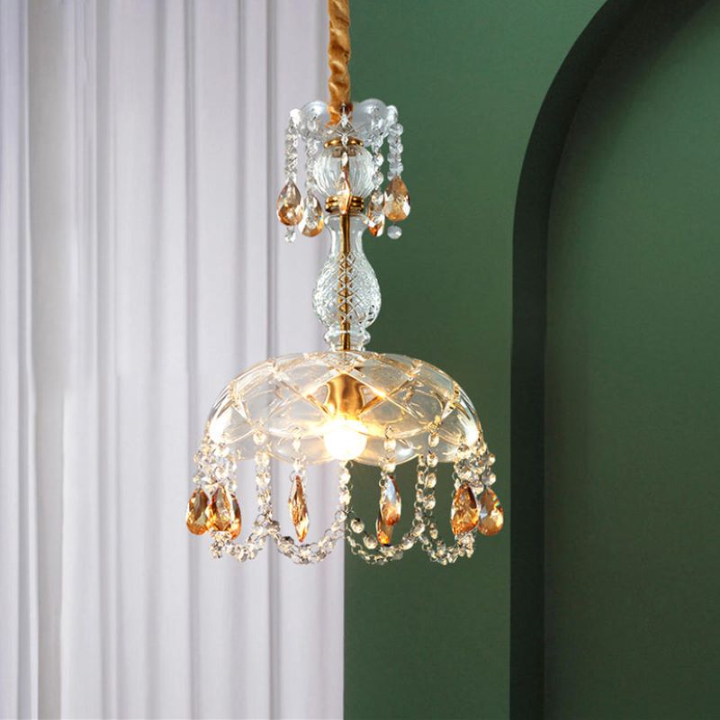 Kristy Luxe Kristal Hanglampen Glas Metaal Slaapkamer Eetkamer