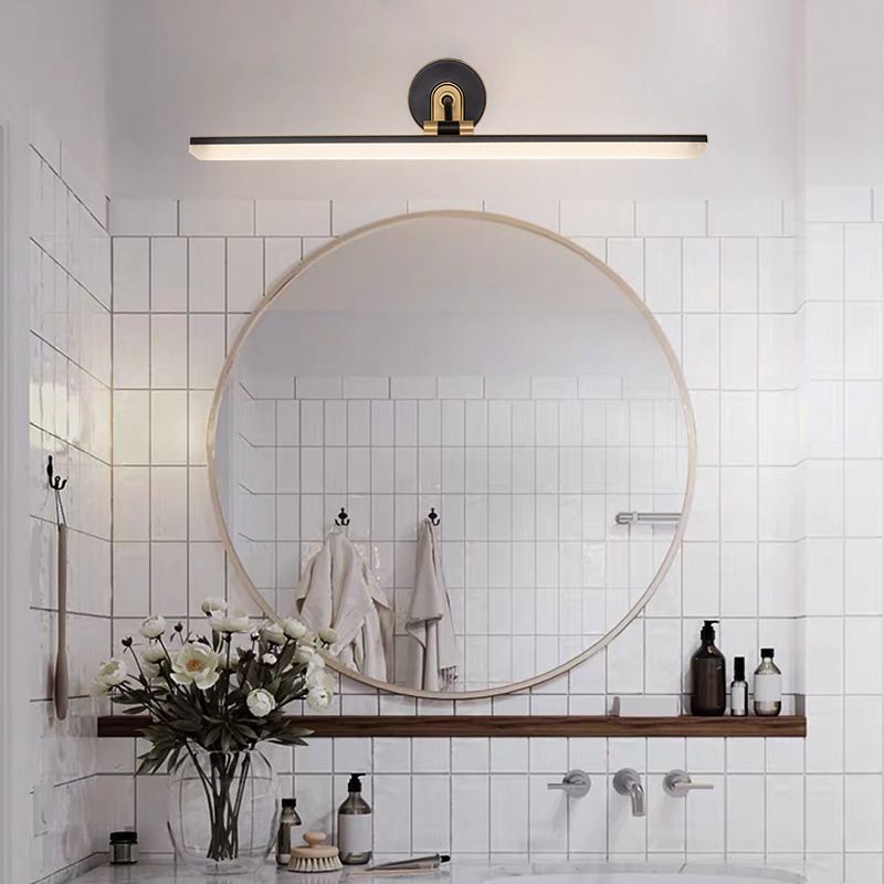 Leigh Moderne Lineair LED Wandlamp Metaal/Acryl Zwart/Messing Slaap/Woon/Badkamer