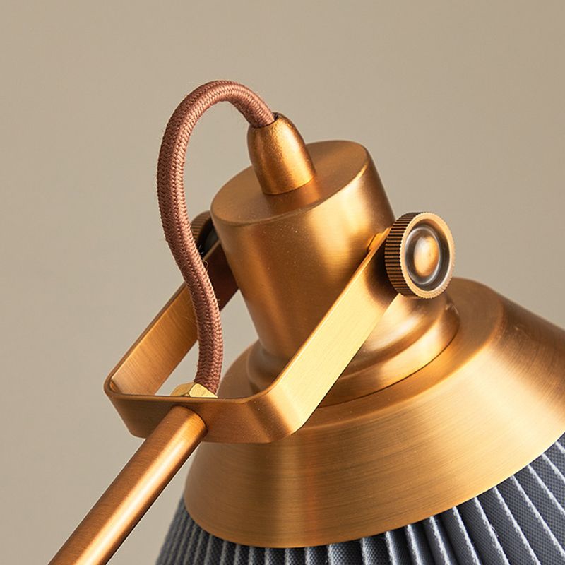 Ozawa Retro Design LED Vloerlamp Geplooid  Metaal/Hout Woonkamer/Slaapkamer