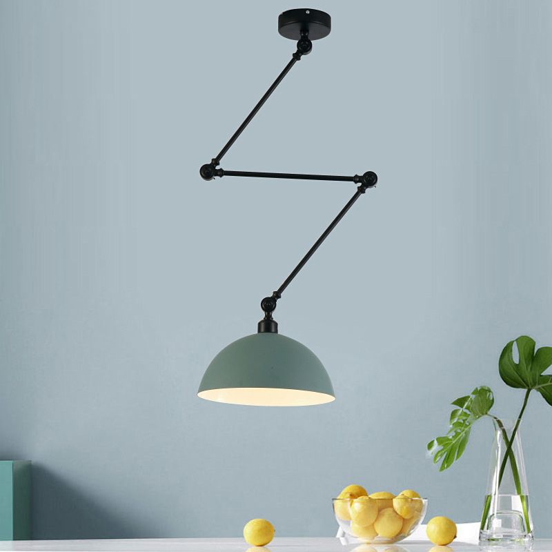 Minori Moderne Design LED Hanglamp Metaal Zwart/Rood Slaapkamer