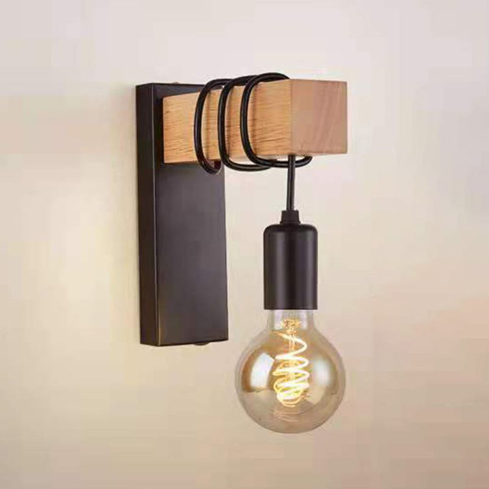 Valerio Ronde Bol Wandlamp Zwart Wit Metaal Woonkamer Slaapkamer