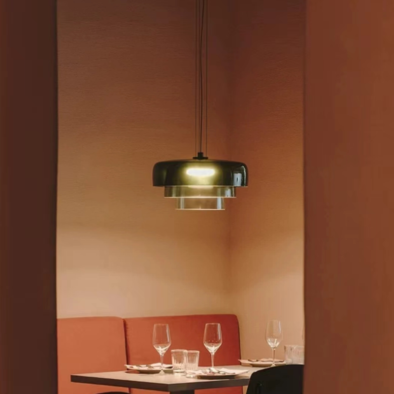 Morandi Modern Komvormige Hanglampen Glas Eetkamer