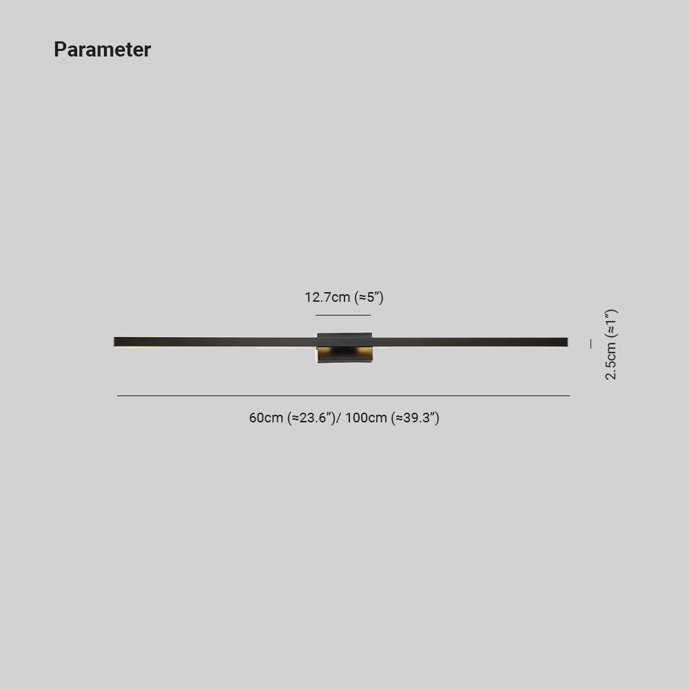 Leigh Minimalistische Wandlamp Zwart Metaal Badkamer Woonkamer