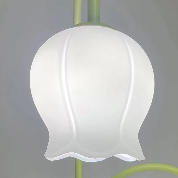 Lily Moderne Design Art Deco Vloerlamp Glazen Koepel Metalen Slaapkamer/Woonkamer
