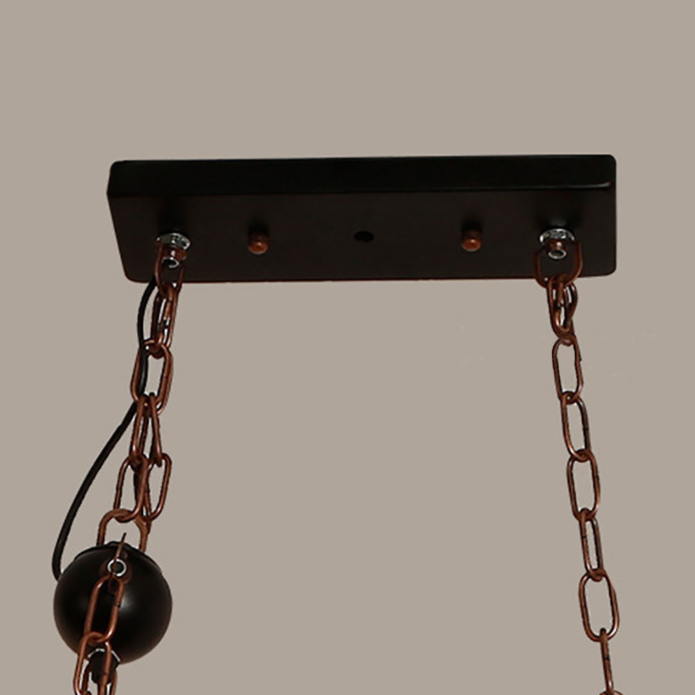 Brio Farmhouse Guitar Pendant Light, Metal/Wood, Walnut