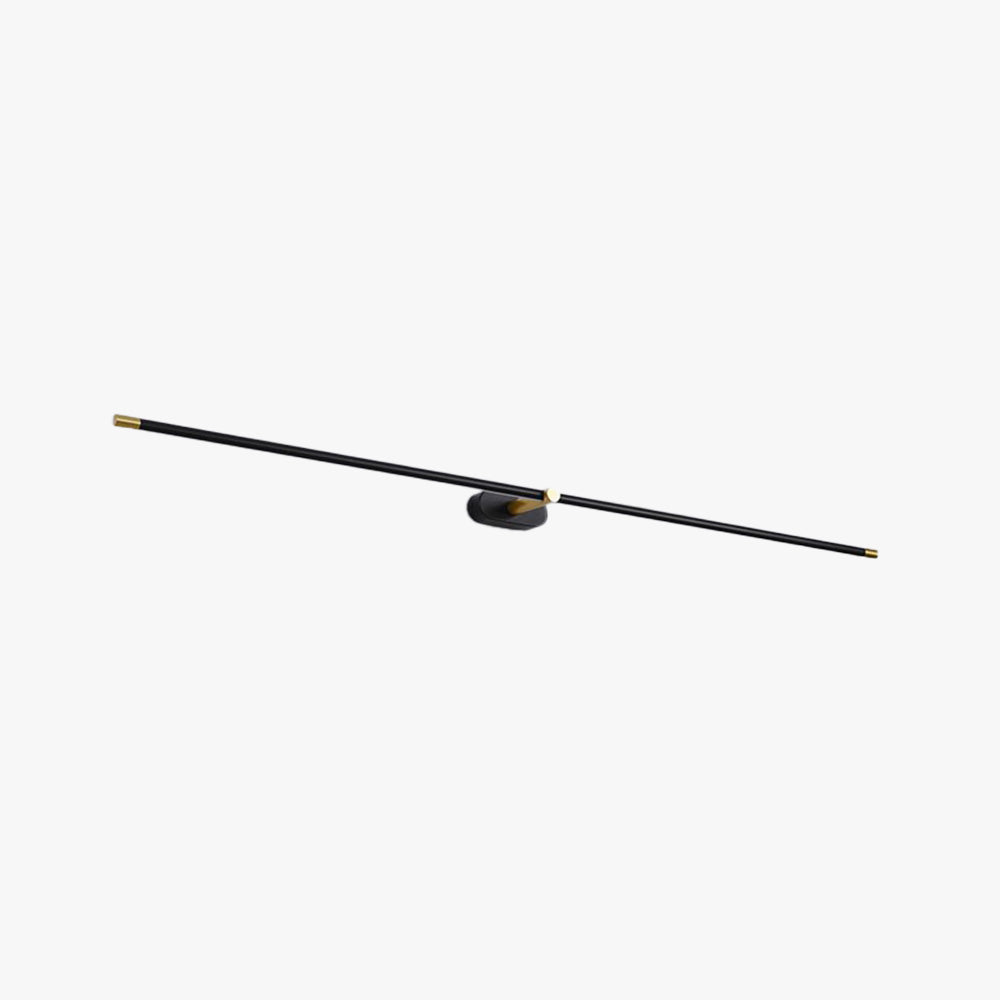 Leigh Moderne Lineair Badkamer Wandlamp Zwart Goud Wit Metaal Woonkamer