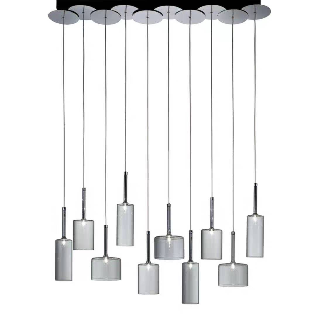 Kristy Moderne Design LED Hanglamp Glas Transparant Woonkamer