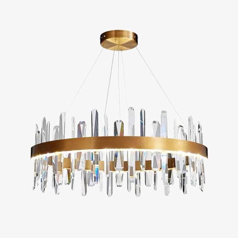 Marylin Moderne LED Hanglamp Metaal/Kristal Goud Slaapkamer/Woonkamer/Eetkamer