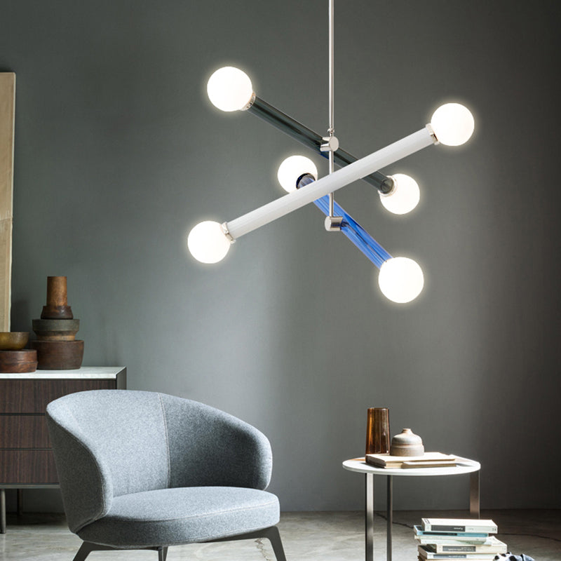 Elio Lineaire Design LED Hanglampen Metaal Glas Kinderkamer Woonkamer