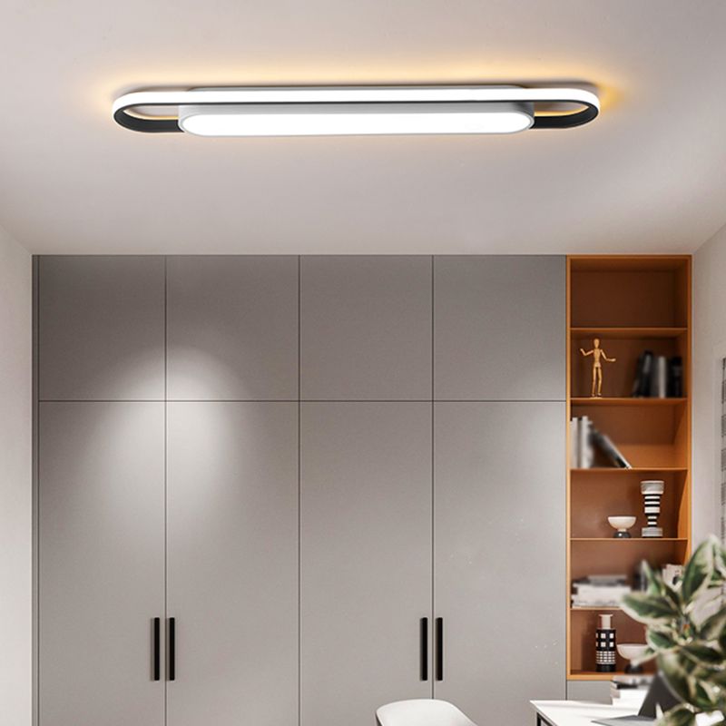 Quinn Moderne Design LED Plafondlamp Metaal Acryl Wit Keuken