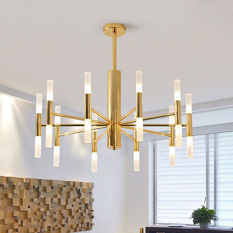 Marilyn Moderne Design LED Kroonluchter Goud Metaal Woonkamer Slaapkamer