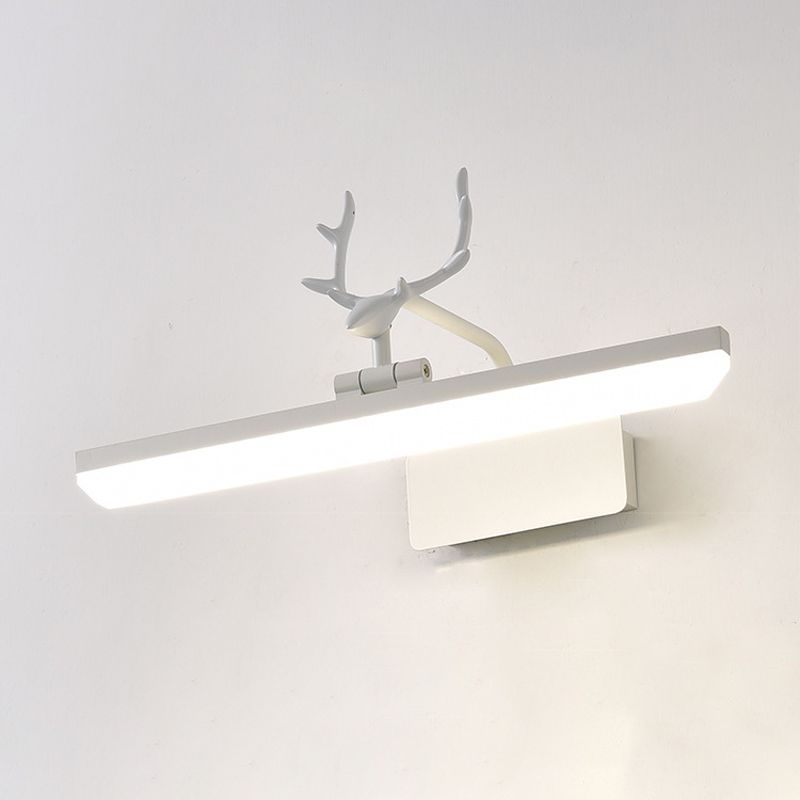 Leigh Vintage Industriele LED Wandlamp Zwart/Wit/Goud Woon/Slaap/Badkamer Metaal