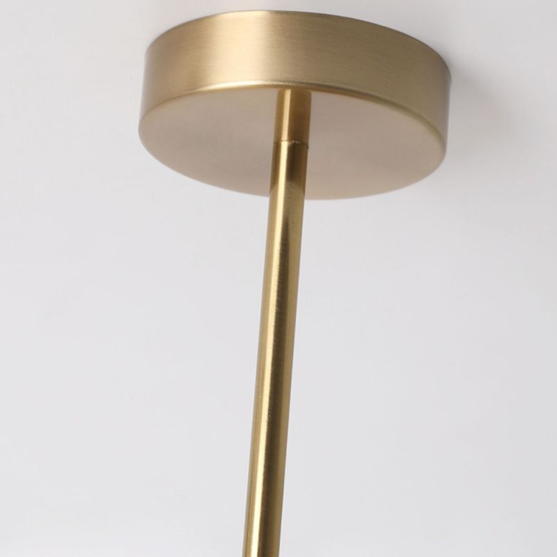 Hailie Moderne LED Plafondlamp Wit/Oranje Woon/Slaapkamer Metaal Glas