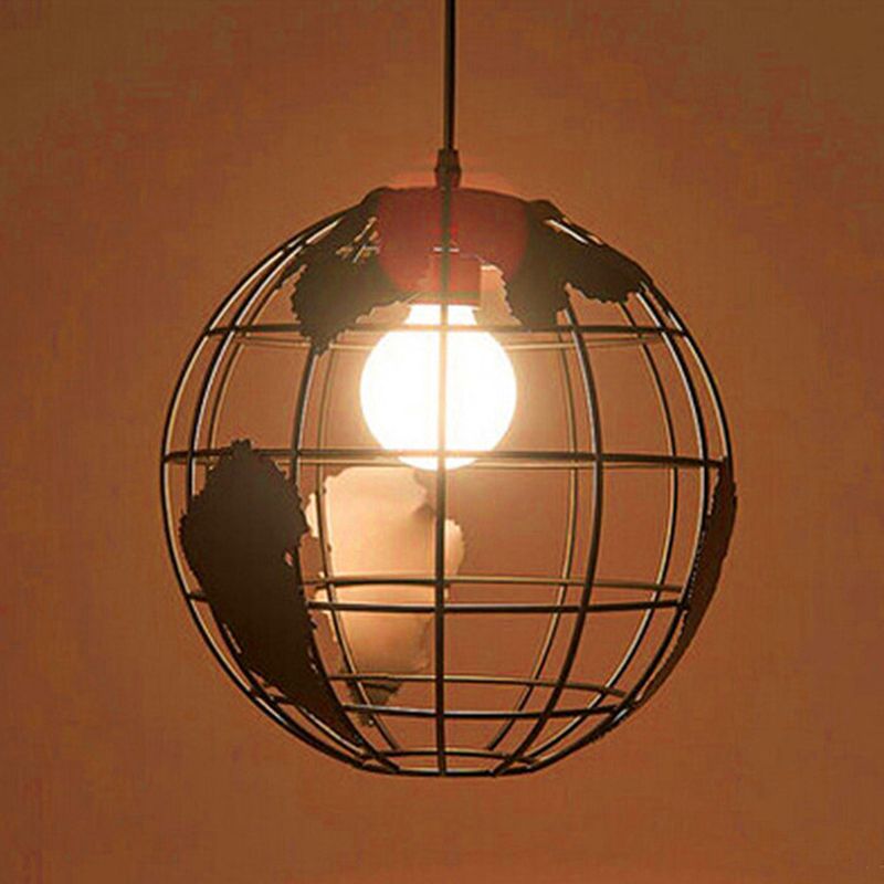 Sterling Industriele LED Hanglamp Zwart/Wit Metaal Eettafel Woonkamer