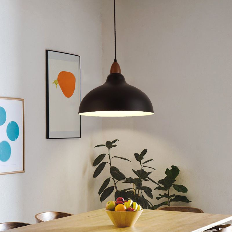 Morandi Moderne LED Hanglamp Kap Metaal Zwart/Wit Slaap/Woon/Eetkamer